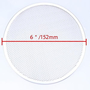 WHISM 6-14" Aluminum Pizza Tray Mesh Round Pizza Pancake Net Baking Pan Pizza Net Baking Accessories Screen Pastry Baking Tools