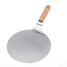 Load image into Gallery viewer, Stainless Steel Anti-scald Pizza Spatula Oak Handle Cake Shovel Pizza Peel Tray Pan Home Kitchen Baking Pastry Tools Cutter