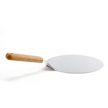 Load image into Gallery viewer, Stainless Steel Anti-scald Pizza Spatula Oak Handle Cake Shovel Pizza Peel Tray Pan Home Kitchen Baking Pastry Tools Cutter